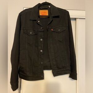 Levi's Black Denim Trucker Jacket